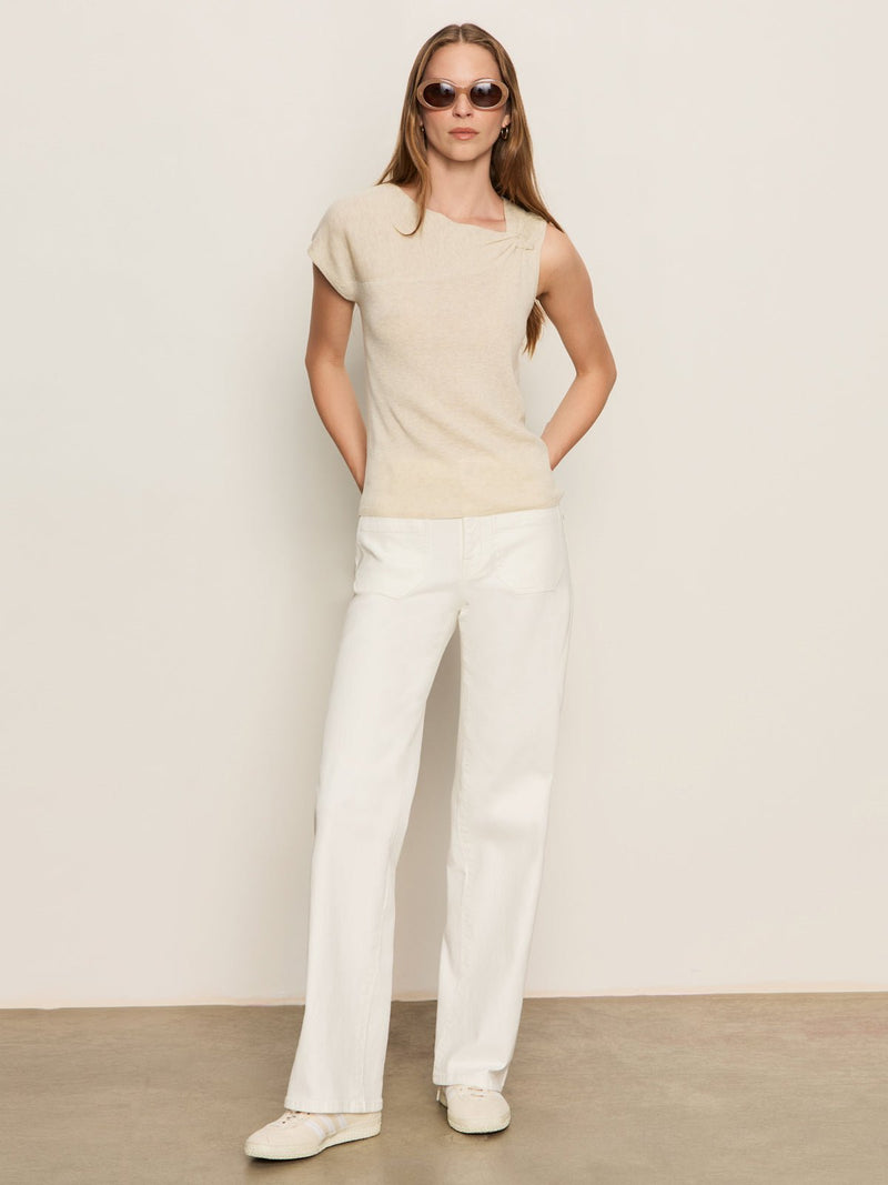 Shoulder Twist Top Heather Pearl alt 4