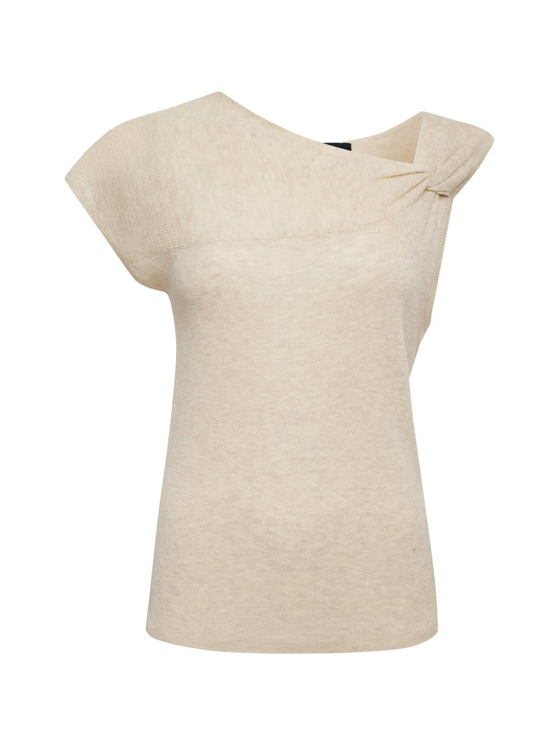 Shoulder Twist Top Heather Pearl alt 6