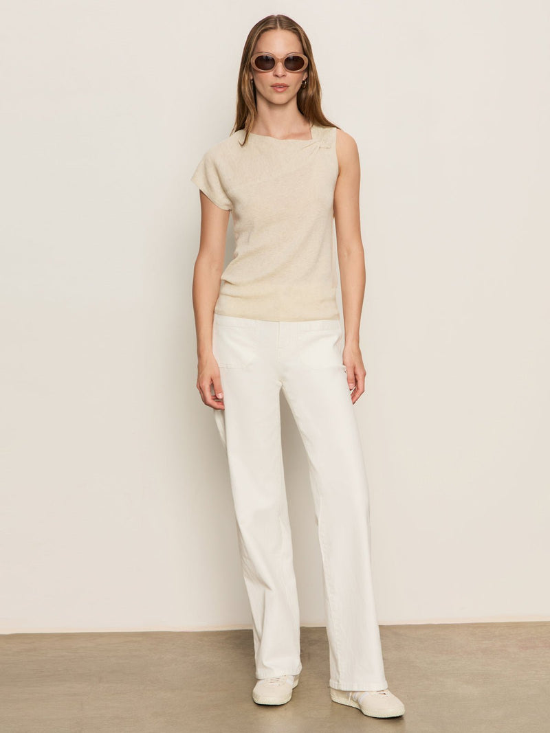 Shoulder Twist Top Heather Pearl alt 5