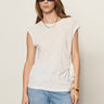 Side Tie Muscle Tee White - Sanctuary Clothing