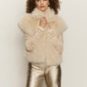 Silky Fur Vest Almond Cream - Sanctuary Clothing