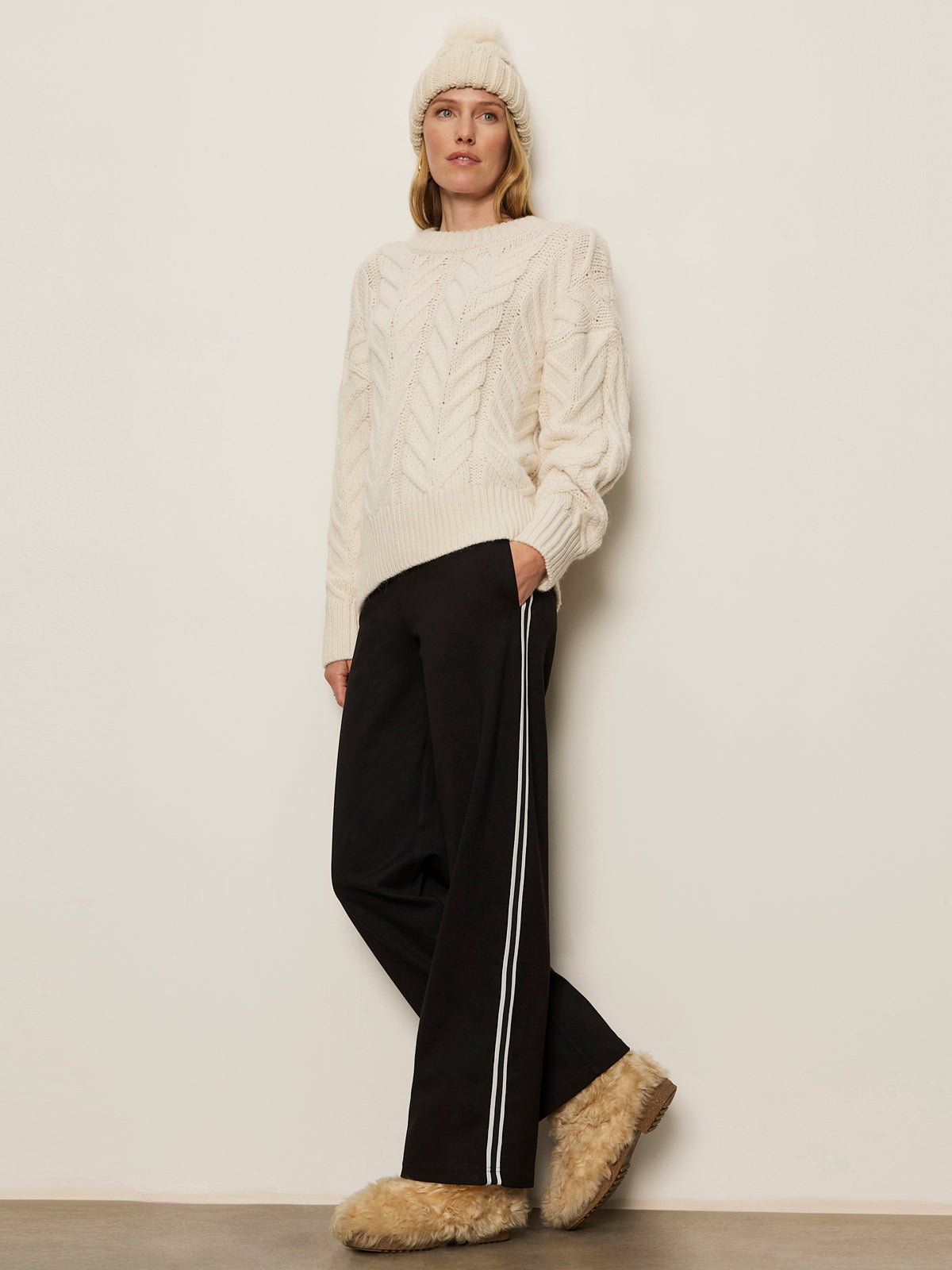 Snow Bunny Statement Sweater Chalk - Sanctuary Clothing