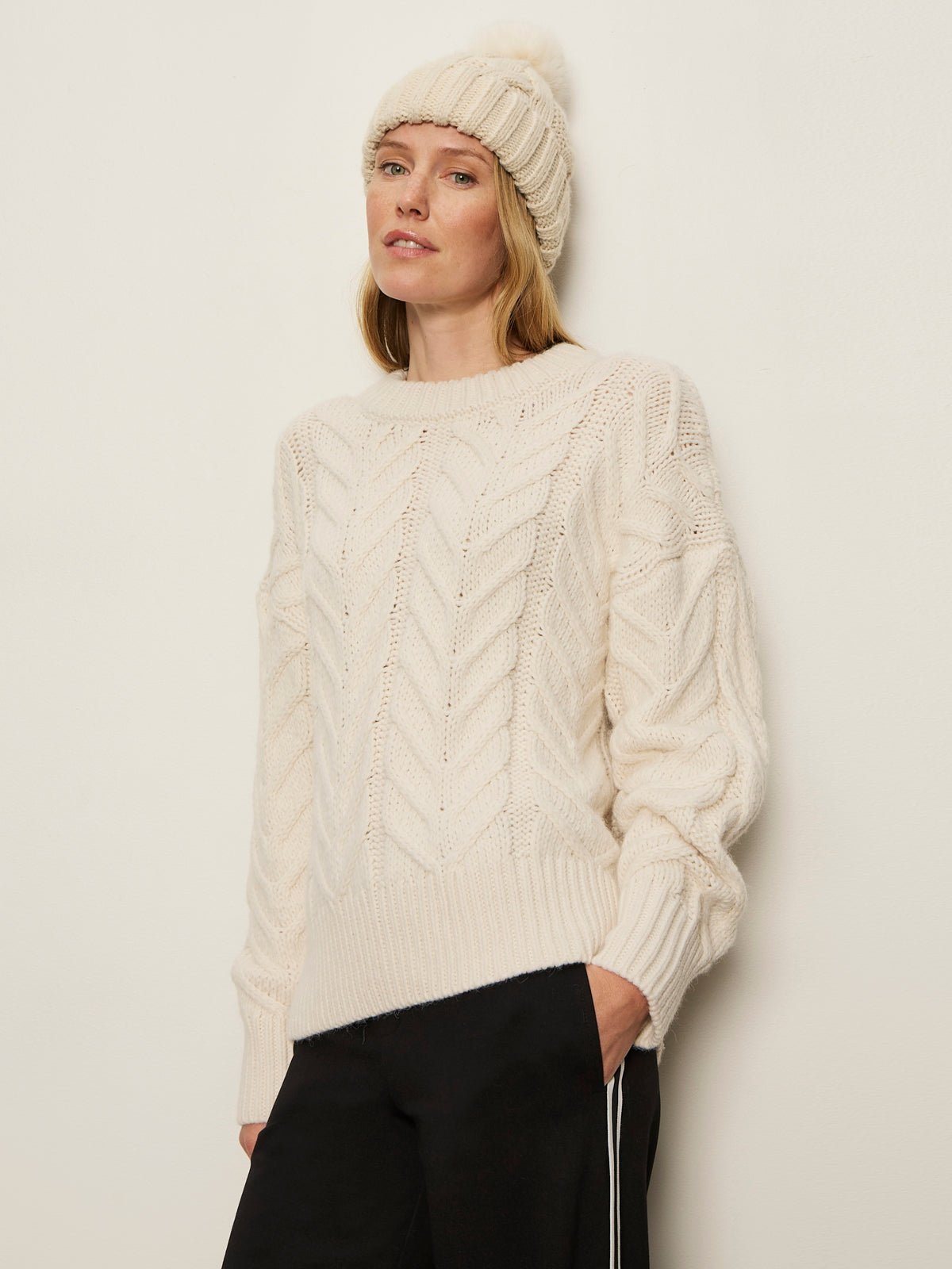 Snow Bunny Statement Sweater Chalk - Sanctuary Clothing