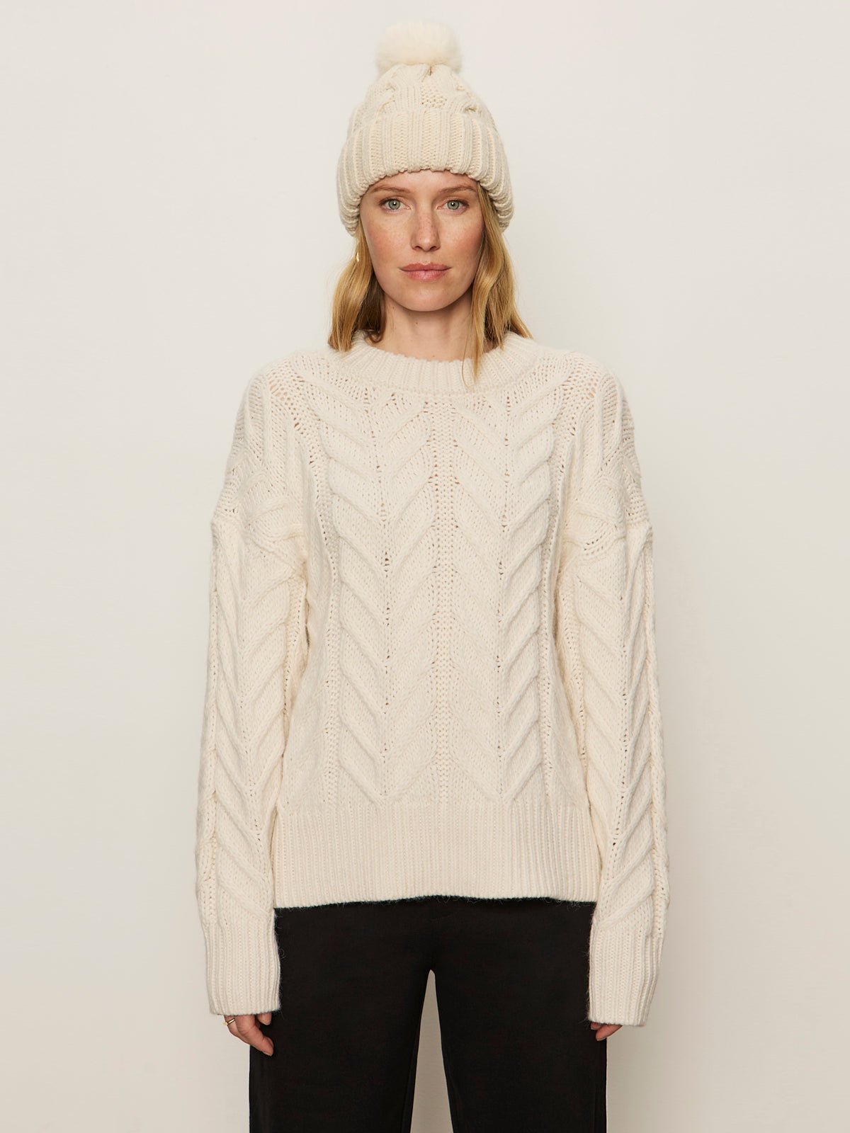 Snow Bunny Statement Sweater Chalk - Sanctuary Clothing