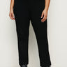 So Soft Ribbed Sweater Legging Black Extended Sizing - Sanctuary Clothing