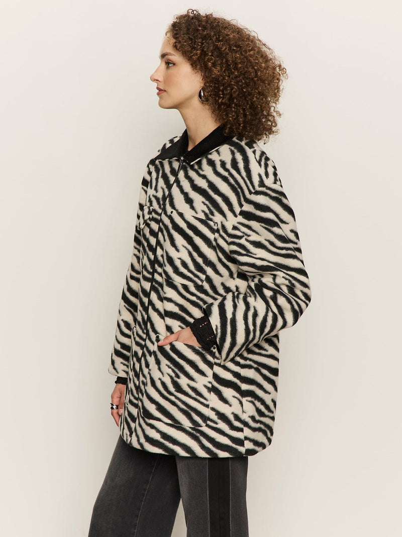 Soiree Barn Jacket Striking Zebra alt 2