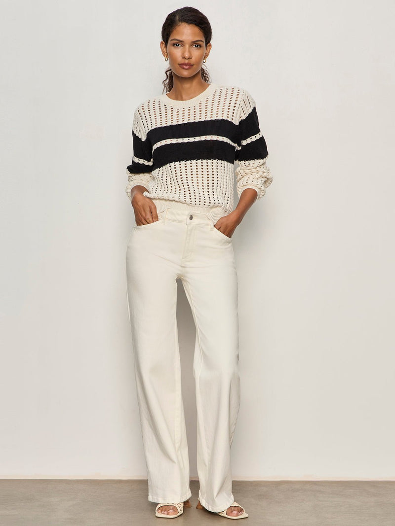 Sporty Openwork Popover Collagen with Black alt 4