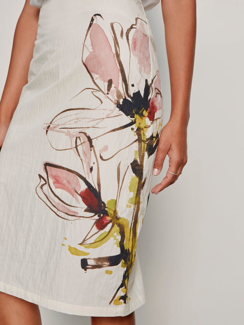 Spring Fleur Pencil Skirt Fleur alt 4