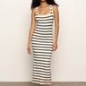 Starlit Rib Maxi Dress Light Oat/Black - Sanctuary Clothing