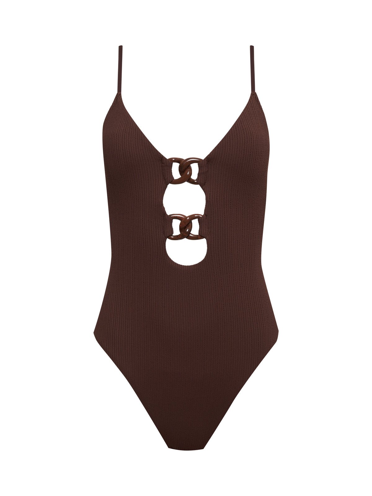 Stay Connected One - Piece Swimsuit Espresso - Sanctuary Clothing