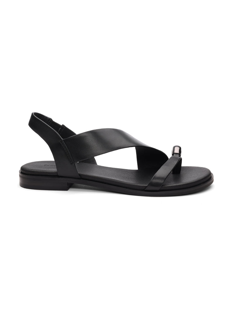 Suave Toe Ring Sandal Black alt 5