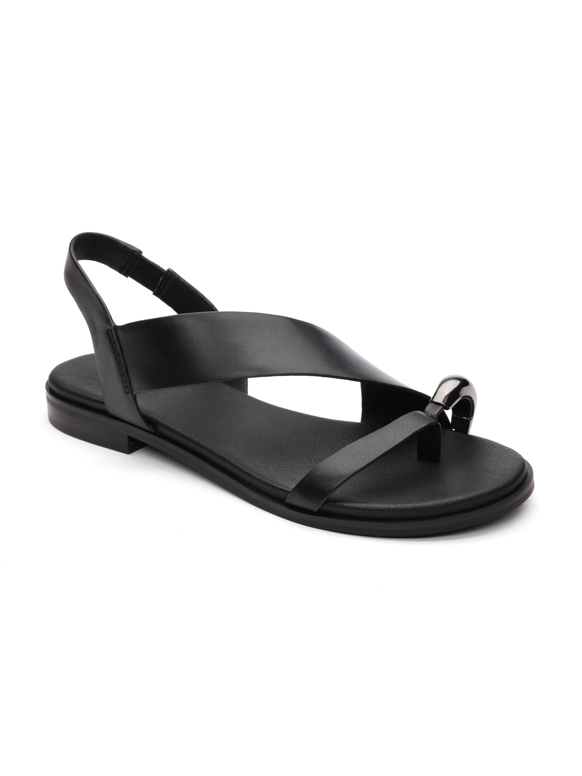 Suave Toe Ring Sandal Black - Sanctuary Clothing