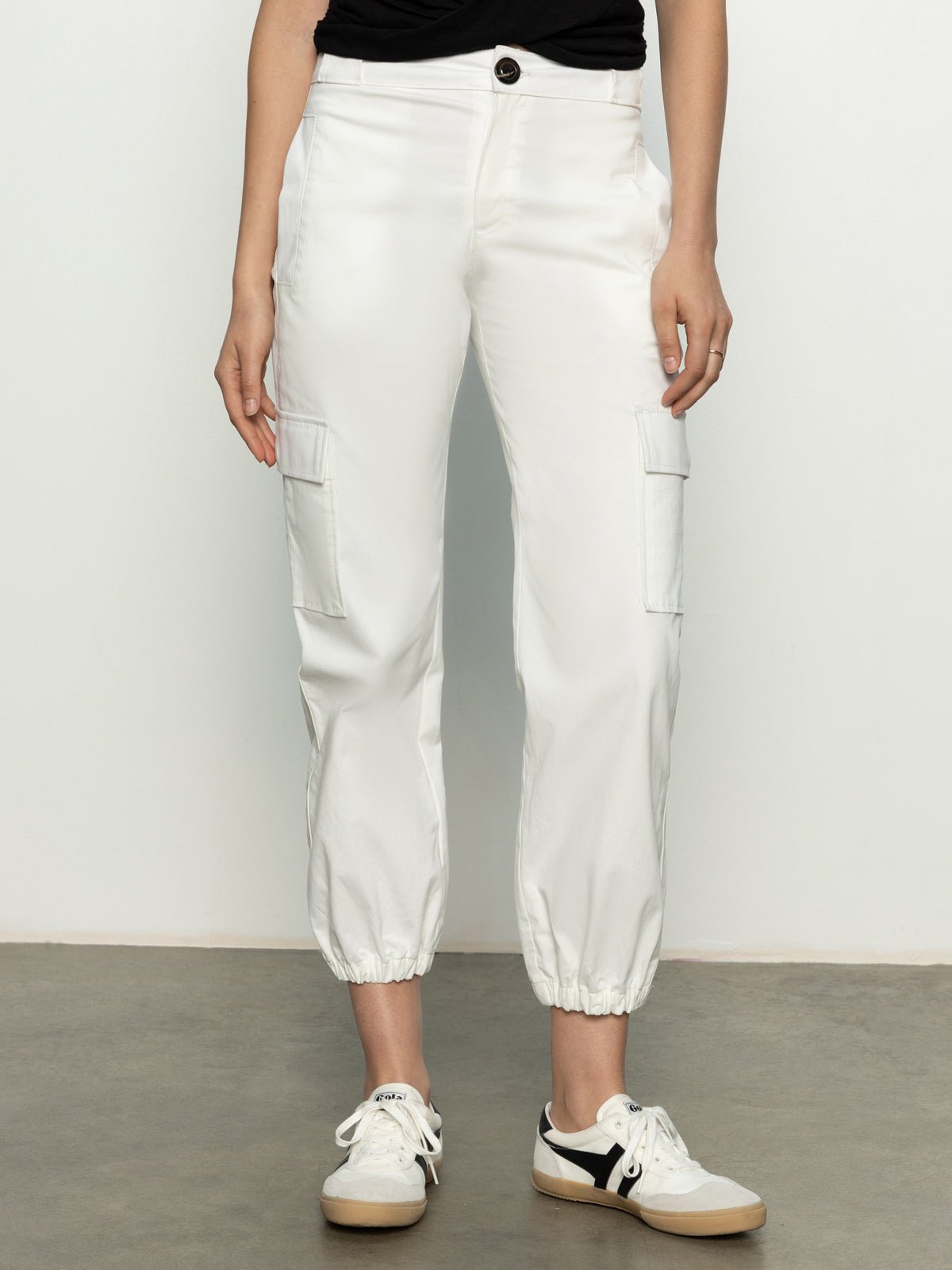 Take Over Jogger Mid - Rise Pant Bleached White - Sanctuary Clothing