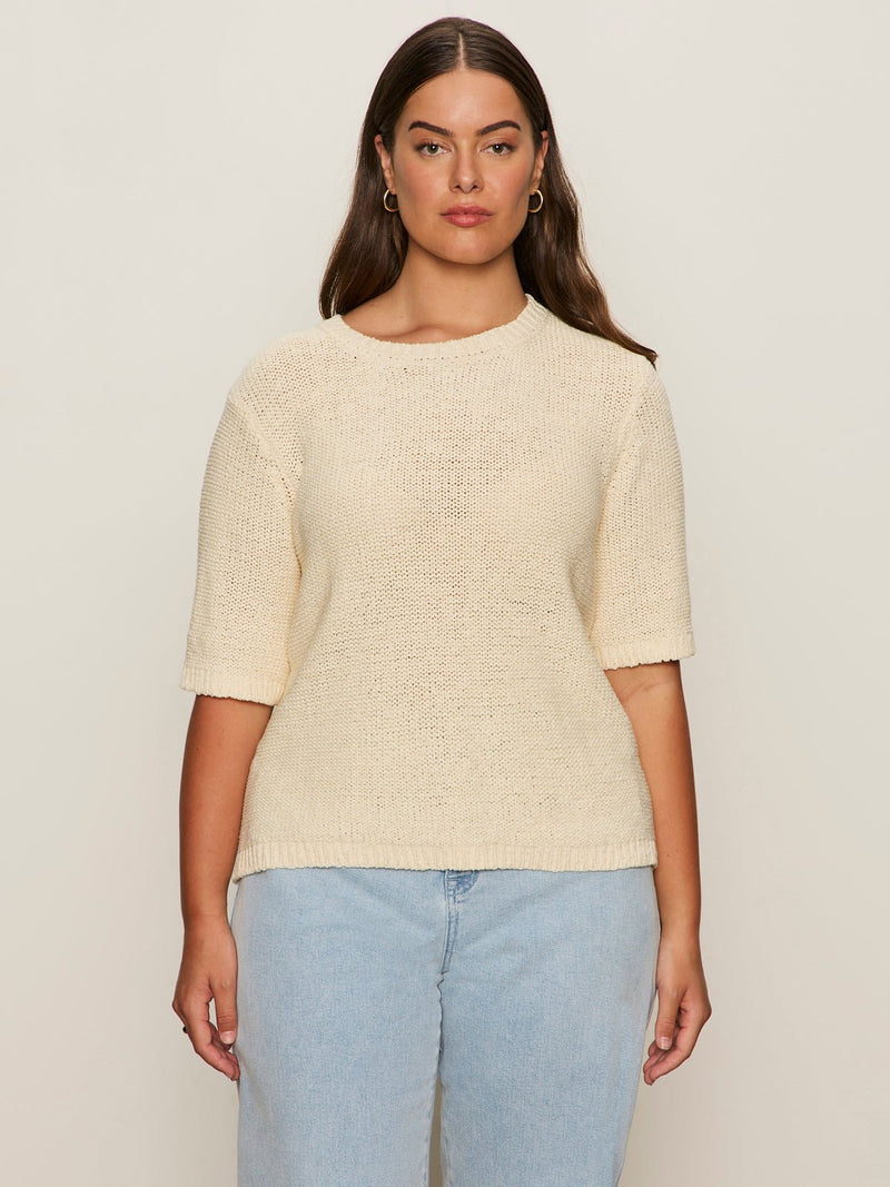 Tape Yarn Tee Macrame Extended Sizing