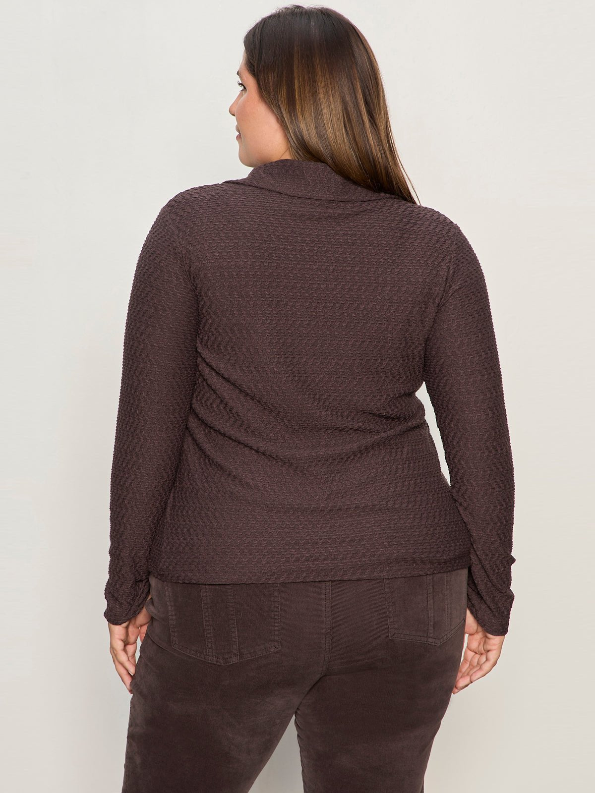 Textured Knit Dreamgirl Top Semi Sweet Extended Sizing - Sanctuary Clothing