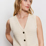 Textured Sweater Vest Macrame - Sanctuary Clothing