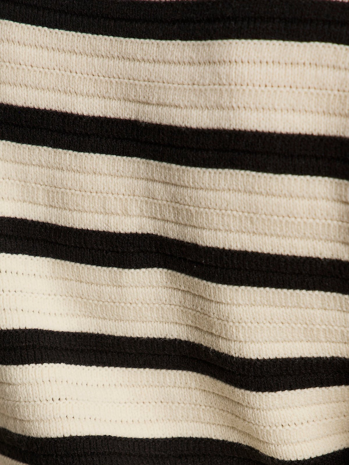 Textured Sweater Vest Macrame/ Black Stripe 3 Extended Sizing - Sanctuary Clothing