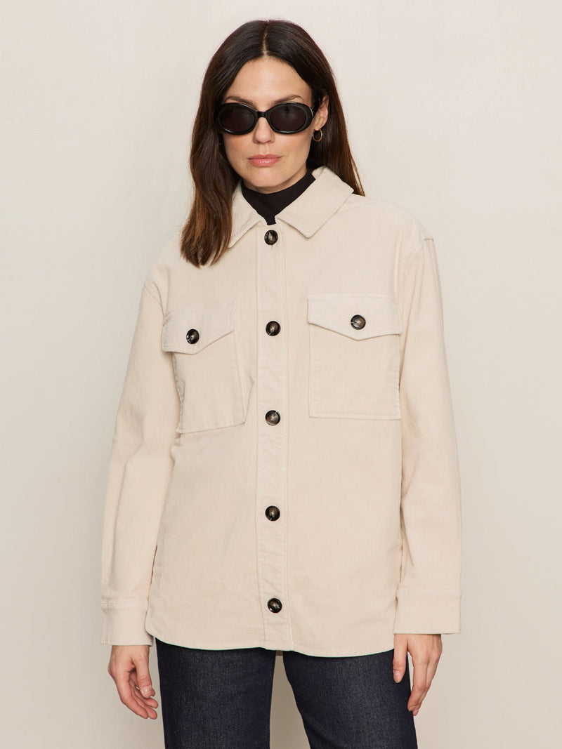 The Corduroy Shacket Mother Of Pearl alt 1