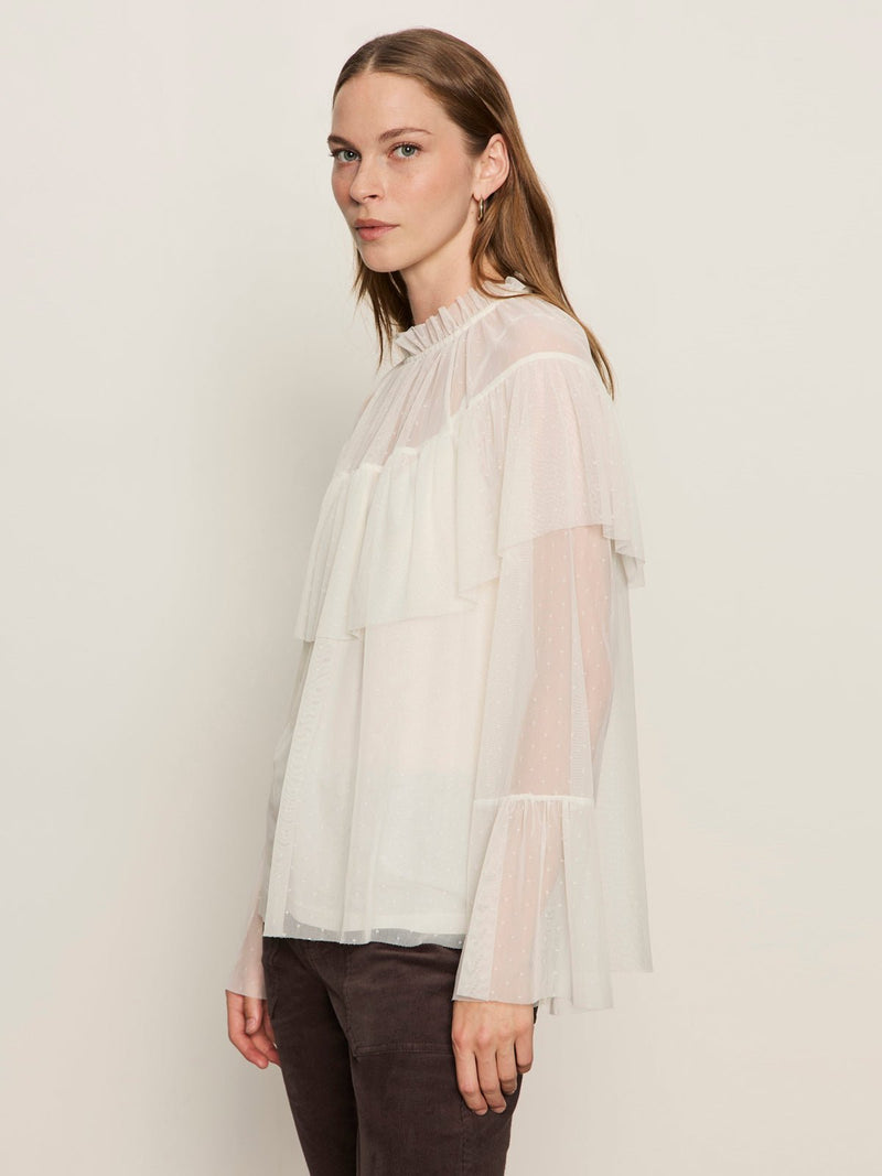 The Ethereal Blouse Chalk alt 2