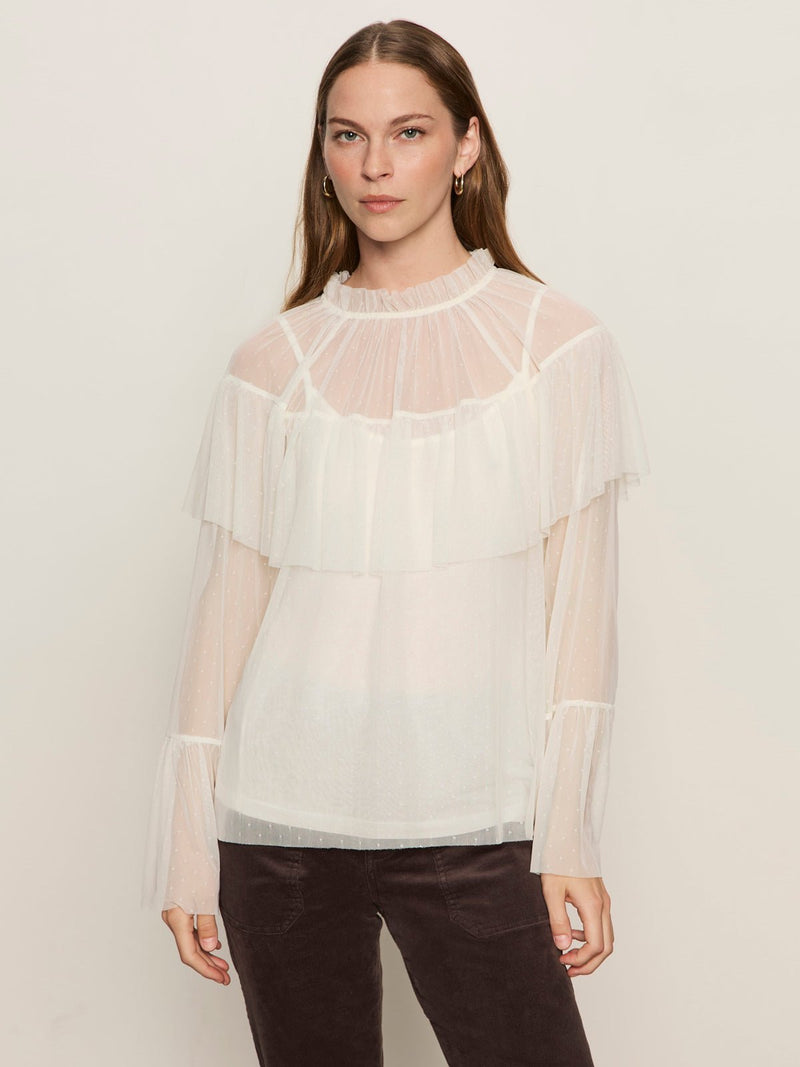 The Ethereal Blouse Chalk alt 3