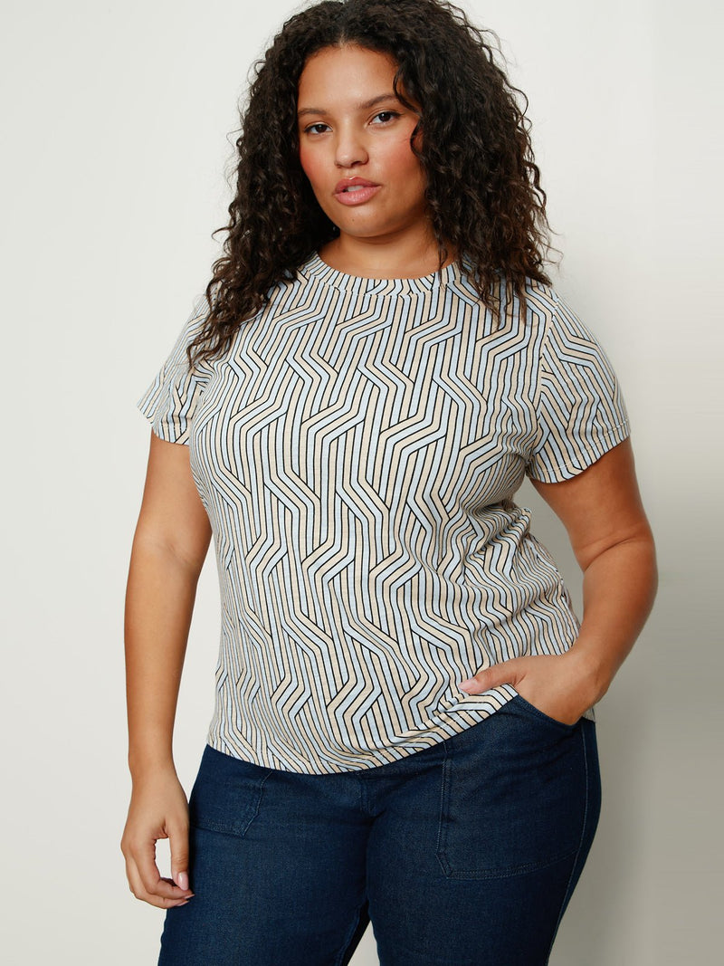 The Perfect Tee Arctic Wave Extended Sizing