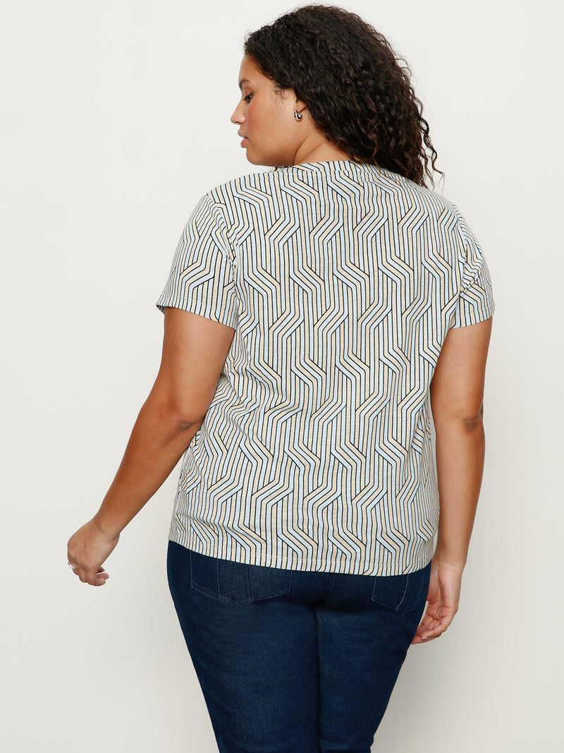 The Perfect Tee Arctic Wave Extended Sizing alt 2
