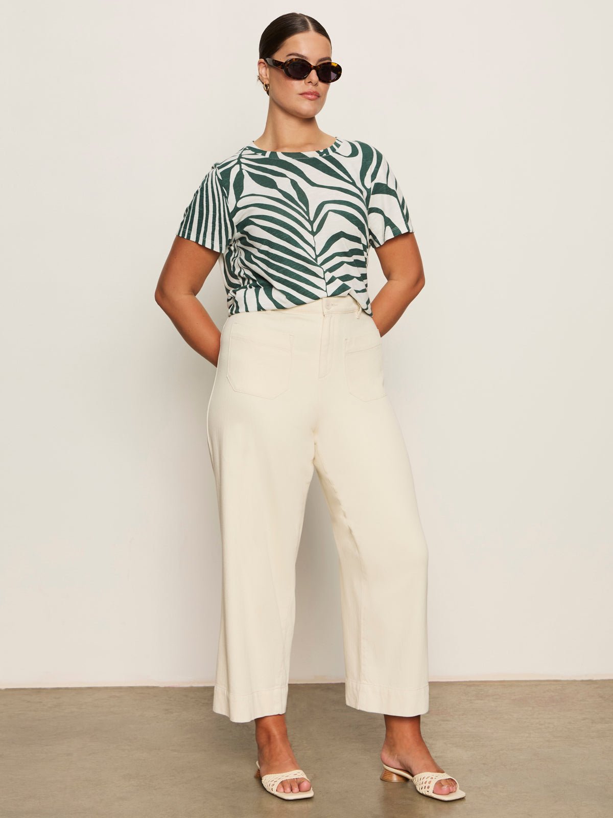 The Perfect Tee Green Oasis Extended Sizing - Sanctuary Clothing