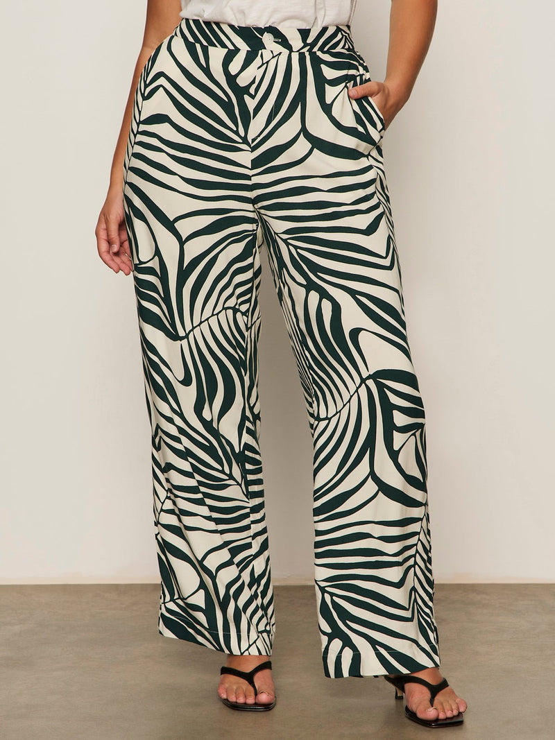 The Soft Trouser Green Oasis Extended Sizing