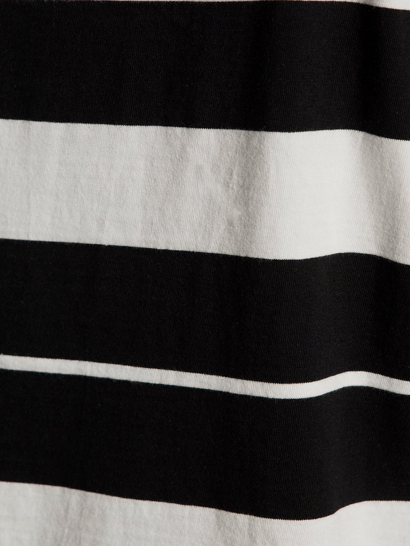 Timeless Tee Vanilla Creme/Black Stripe alt 3