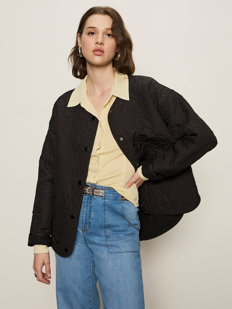 Transit Quilted Liner Jacket Black