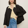 Transit Quilted Liner Jacket Black - Sanctuary Clothing