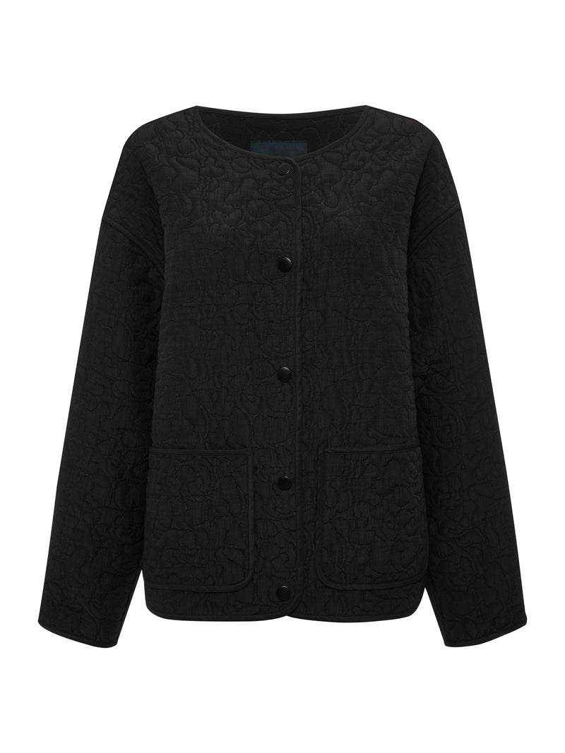 Transit Quilted Liner Jacket Black alt 6