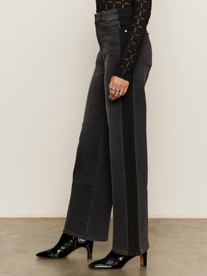 Tuxedo Relaxed Straight Jean Black Tie