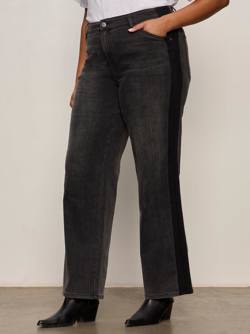 Tuxedo Relaxed Straight Jean Black Tie Extended Sizing alt 1