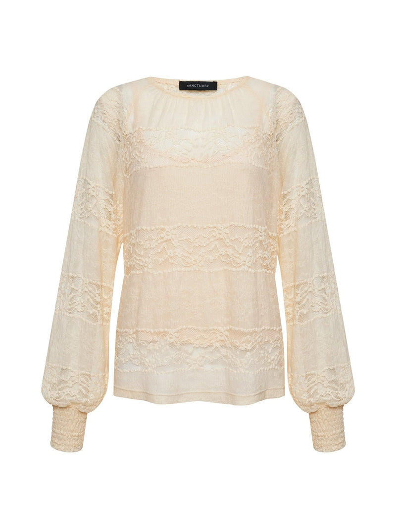 Ultra Femme Raglan Top Vintage Ivory alt 6
