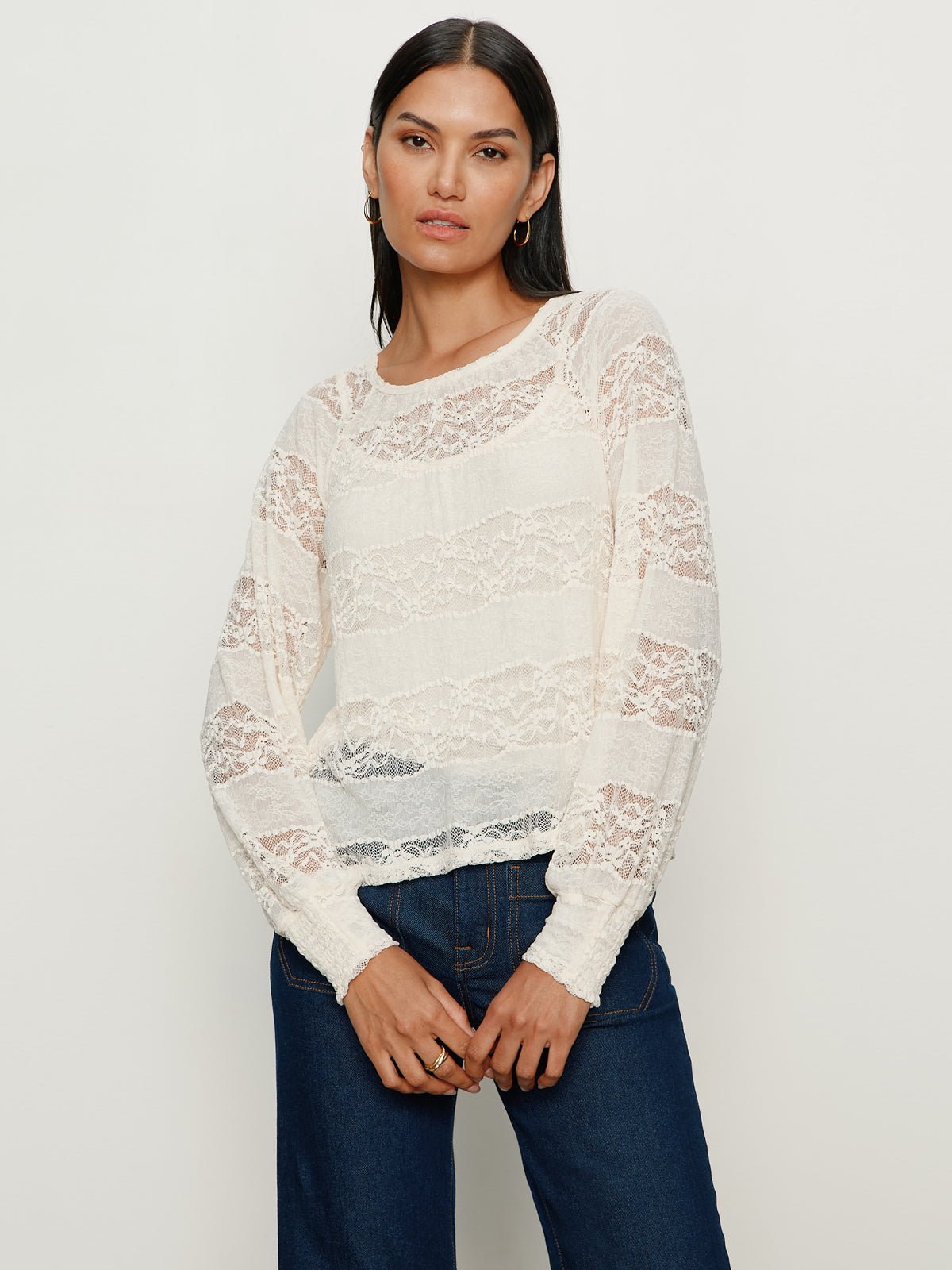 Ultra Femme Raglan Top Vintage Ivory - Sanctuary Clothing