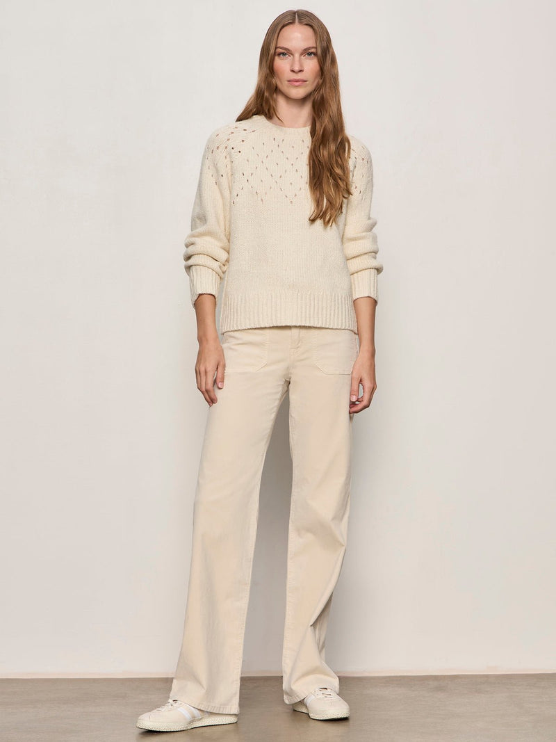 Velveteen Marine Pant Vanilla Creme alt 3