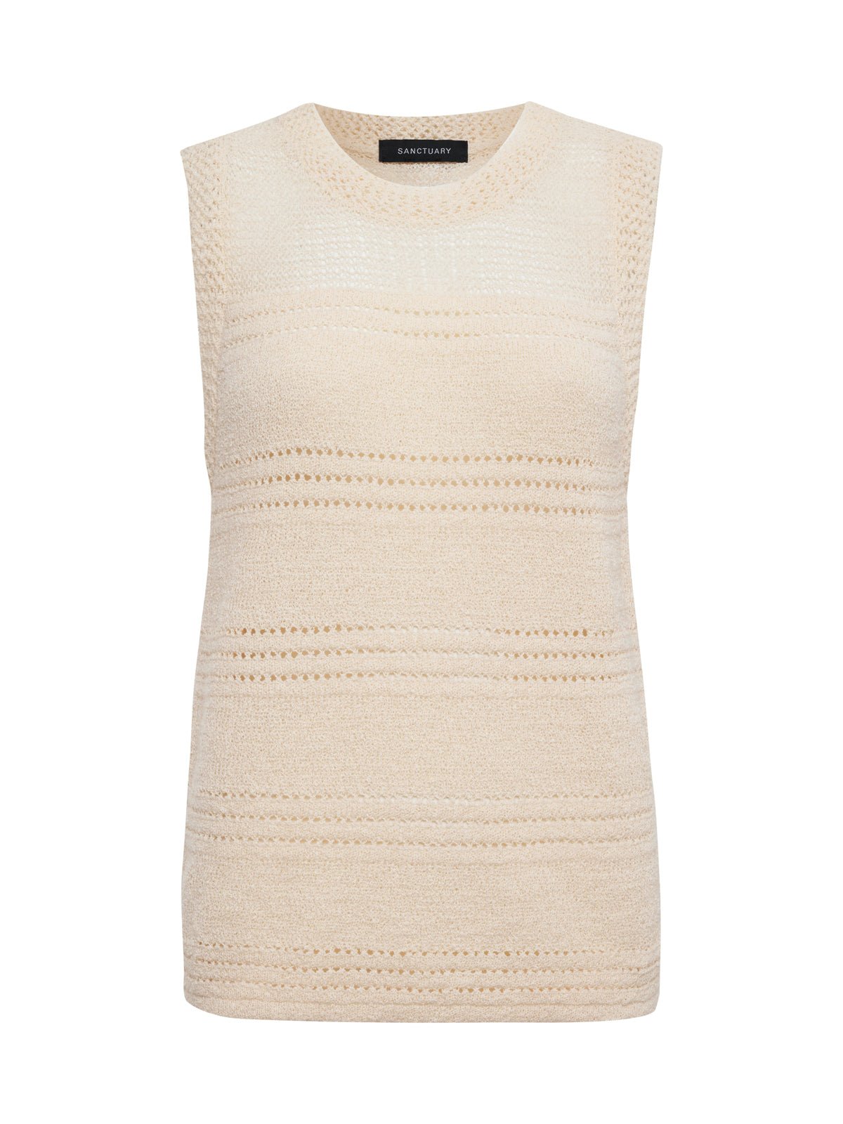 Waves Of Summer Shell Sweater Macrame - Sanctuary Clothing