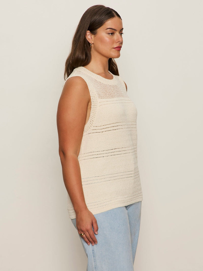 Waves Of Summer Shell Sweater Macrame Extended Sizing alt 2