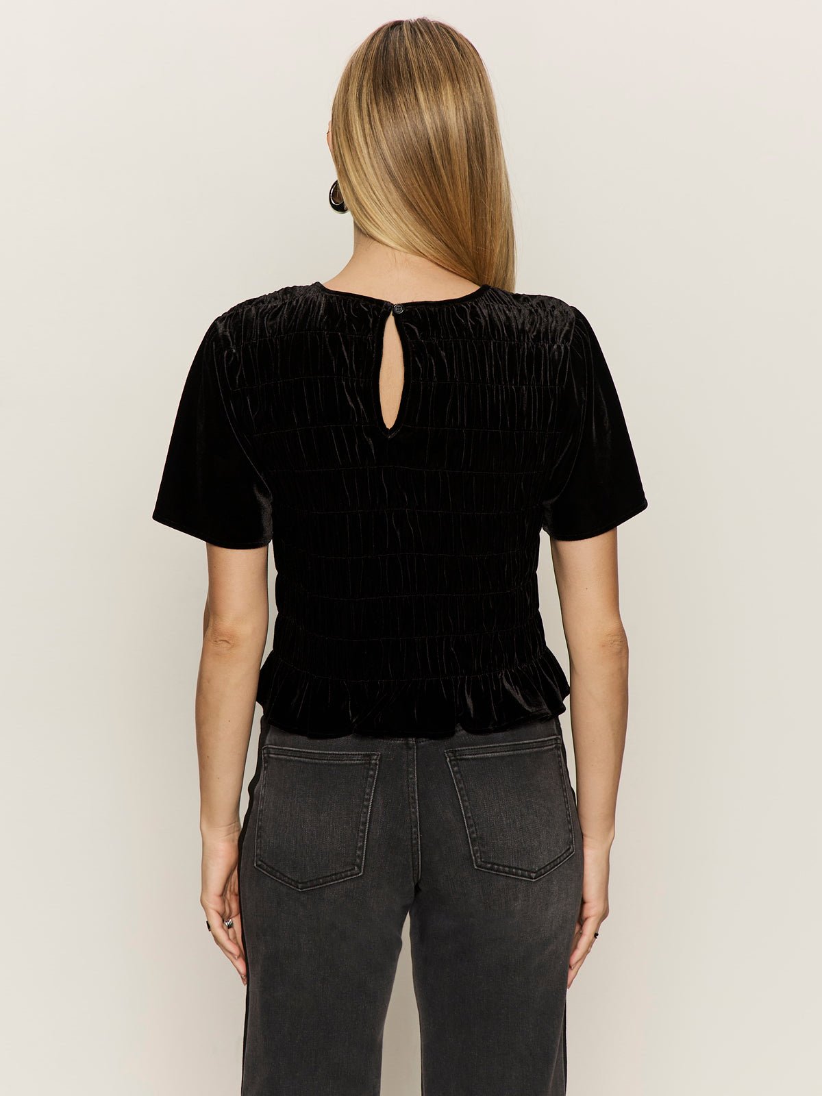 We Belong Together Velvet Top Black - Sanctuary Clothing