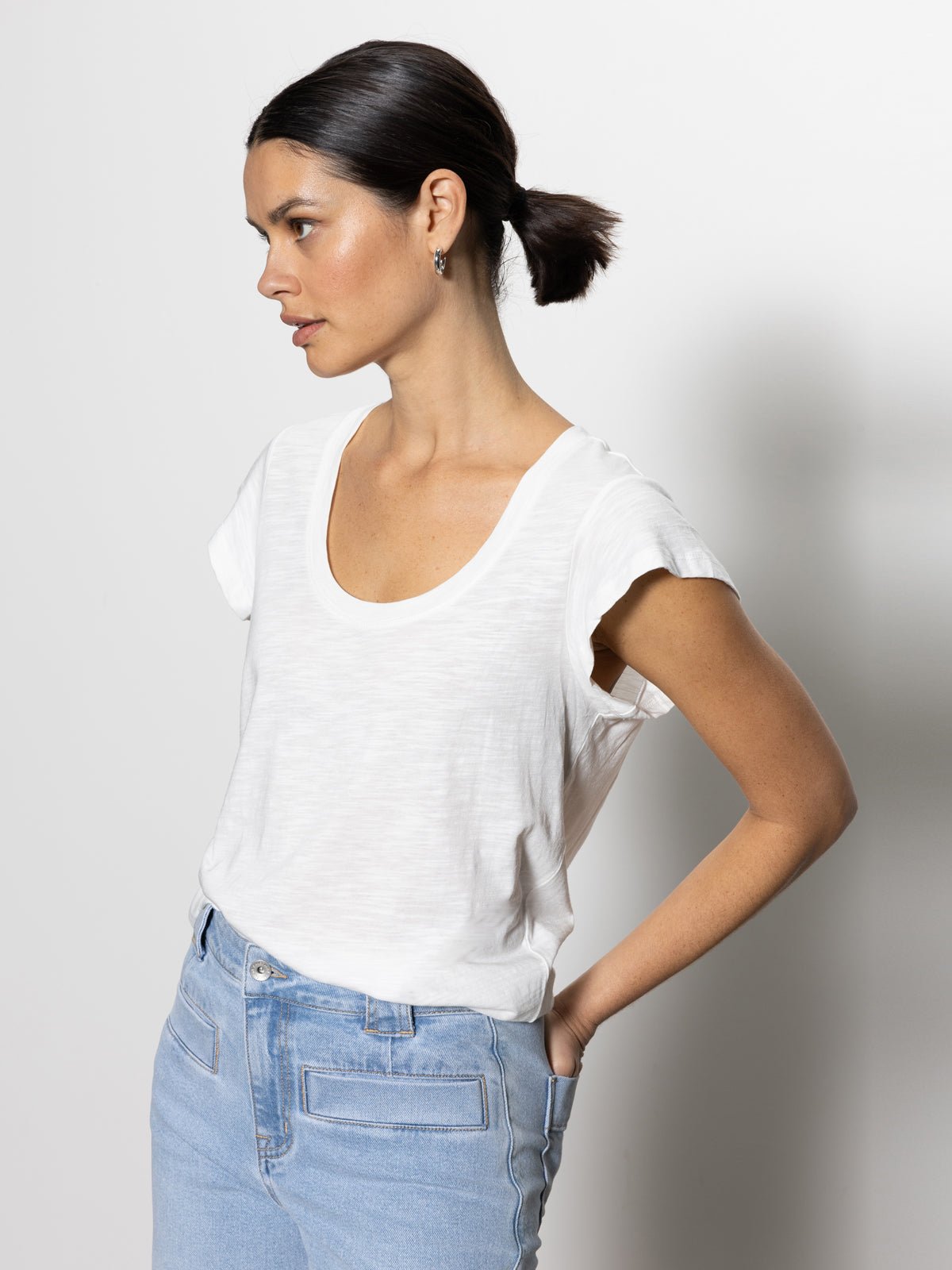 West Side Tee White - Sanctuary Clothing