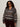 Zip - Up Fairisle Hoodie Mocha Fairisle Extended Sizing - Sanctuary Clothing