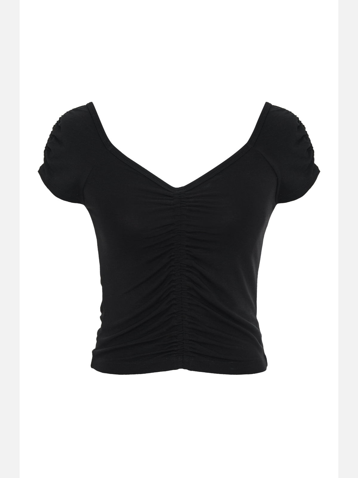 Adore Ruched Top Black