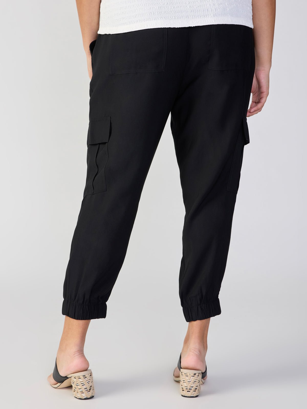 The Harmony Semi High Rise Pant Black Extended Sizing - Sanctuary Clothing